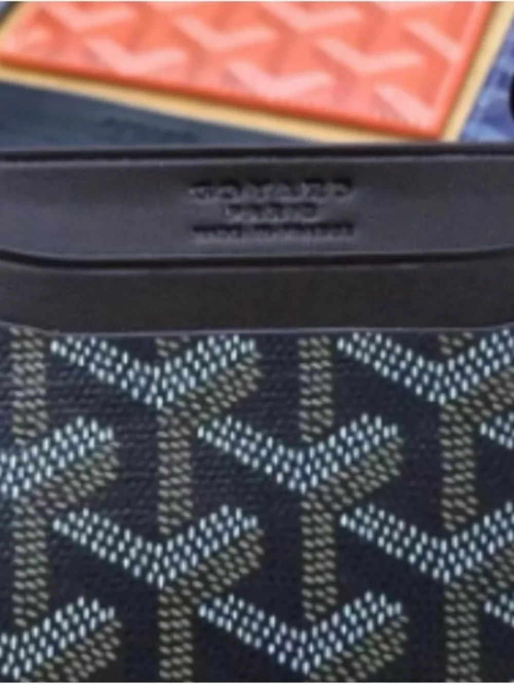 Goyard Multi-Color Card Holders — Yellow, Green, Blue, Black, White, Brown